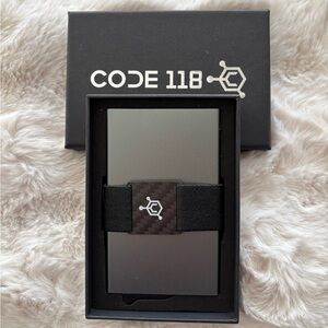 Code 118 Black Wallet